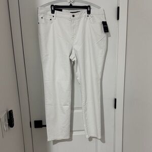 Ralph Lauren Mid-Rise Straight Leg Super Stretch Jean